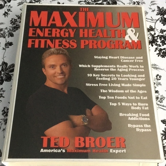 The Maximum Energy Health & Fitness Program Audio Cassette Tapes Ted Broer - Picture 1 of 6